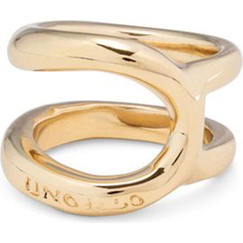 UNODE50 UNODE50 18K Gold-Plated Curvilinear Ring 