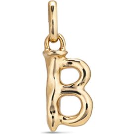 UNODE50 UNODE50 18K Gold-Plated Letter B Charm 