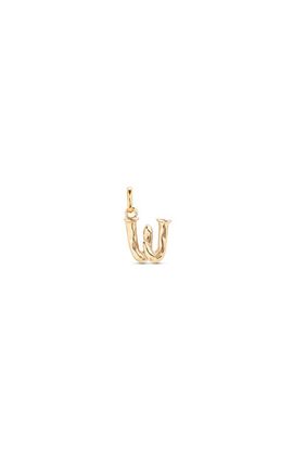 UNODE50 UNODE50 18K Gold-Plated Letter W Charm 