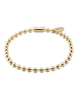 Unode50 UNOde50 18K Gold-Plated Necklace with Large Spherical Beads