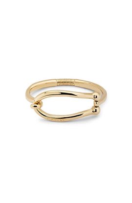 UNODE50 UNODE50 18K Gold-Plated Rigid Bracelet with Large Link and