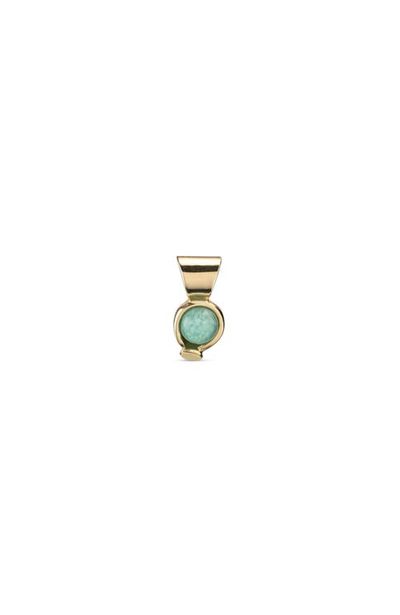 UNODE50 UNODE50 18K Gold Plated with Amazonite Stone Charm 