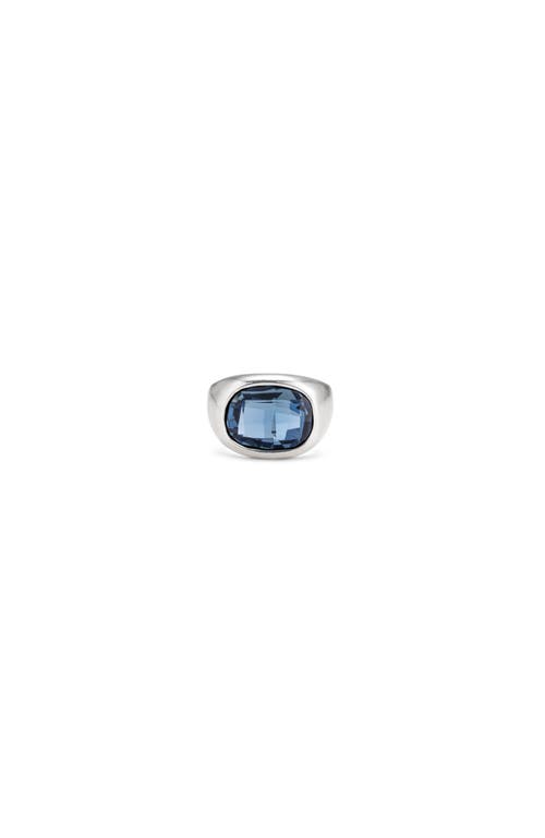 UNODE50 UNODE50 Blue Crystal Ring