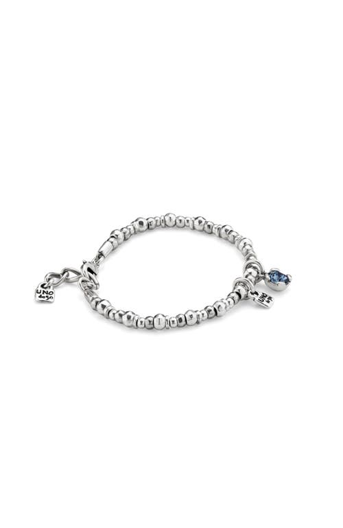 UNODE50 UNODE50 Blue Crystal Stretch Bracelet