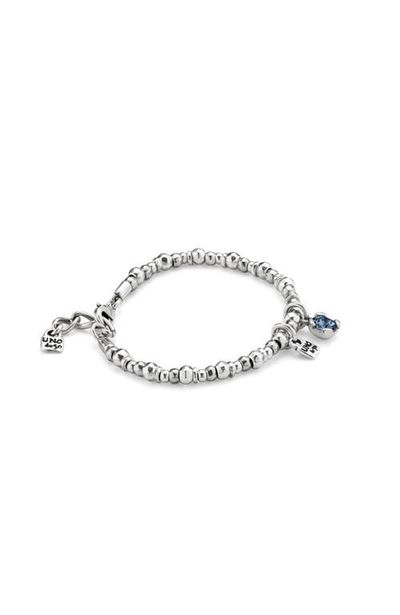 UNODE50 UNODE50 Blue Crystal Stretch Bracelet