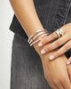 Unode50 UNOde50 Bracelet Plated in Sterling Silver in the Shape of Several Tubes - 2