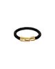 Unode50 UNOde50 Braided Leather Bracelet with Gold Plated Clasp - 1
