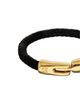 Unode50 UNOde50 Braided Leather Bracelet with Gold Plated Clasp - 3