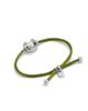 Unode50 UNOde50 Dark Green Bracelet with Pearl Shell - 3