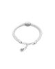 Unode50 UNOde50 Double Silver-Plated Ball Bracelet with Eye Detail and Green Crystal - 4