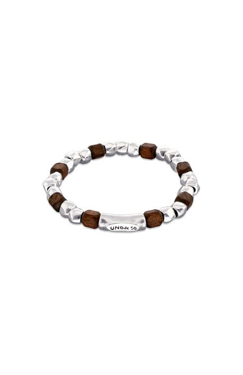 UNODE50 UNODE50 Elastic Bracelet with Beads Plated
