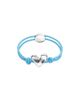 Unode50 UNOde50 Elastic Thread Bracelet with Sterling Silver Plated Heart - 1