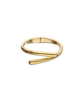 Unode50 UNOde50 Gold-Plated Bracelet in the Shape of Crossed Tubes