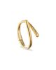Unode50 UNOde50 Gold-Plated Bracelet in the Shape of Crossed Tubes - 3