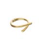 Unode50 UNOde50 Gold-Plated Bracelet in the Shape of Crossed Tubes - 4
