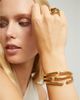 Unode50 UNOde50 Gold-Plated Bracelet in the Shape of Several Tubes - 2