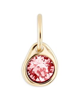 Unode50 UNOde50 Gold-Plated Charm with Pink Crystal