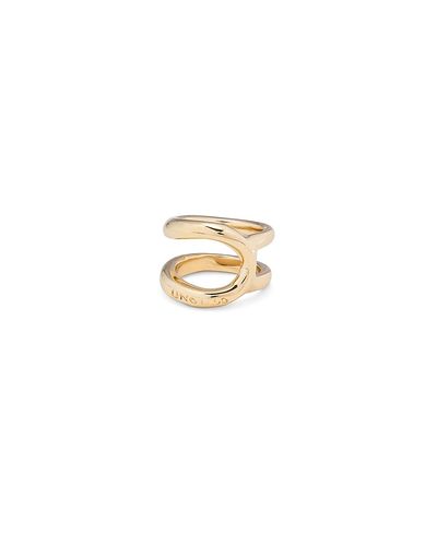 Unode50 UNOde50 Gold-Plated Curvilinear Ring