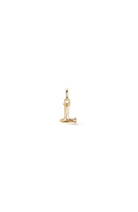 UNODE50 UNODE50 Gold-Plated Letter L Charm