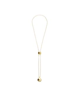 Unode50 UNOde50 Gold-Plated Necklace with Height-Adjustable Chain with Two Weights