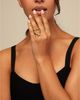 Unode50 UNOde50 Gold-Plated Open Ring with a Nailed Heart Design - 2