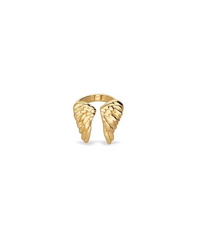 Unode50 UNOde50 Gold-Plated Ring in the Shape of Wings
