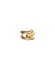 Unode50 UNOde50 Gold-Plated Ring in Triple Tube Shape - 3