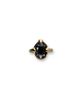 Unode50 UNOde50 Gold-Plated Ring with Black Faceted Crystal - 1