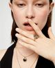Unode50 UNOde50 Gold-Plated Ring with Black Faceted Crystal - 2