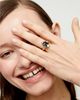 Unode50 UNOde50 Gold-Plated Ring with Black Faceted Crystal - 4