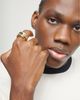Unode50 UNOde50 Gold-Plated Ring with Open Tubes - 2