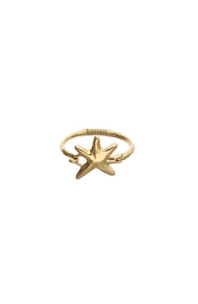 UNODE50 UNODE50 Gold-Tone Rigid Star Bangle Bracelet 