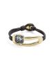 Unode50 UNOde50 Leather Bracelet with Black Details - 1