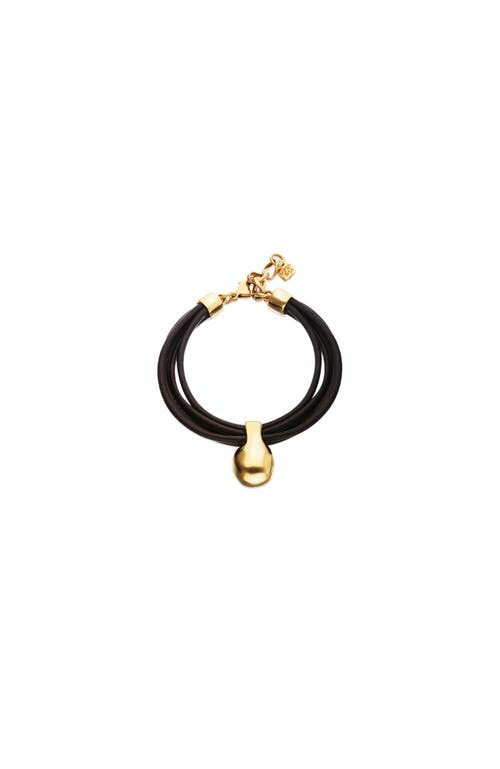 UNODE50 UNODE50 Leather strap with 18k gold-plated dial 