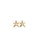 UNODE50 UNODE50 Medium Gold-tone Star Earrings  - 1