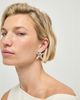 Unode50 UNOde50 Medium Silver tone Star Earrings - 2