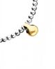 Unode50 UNOde50 Necklace of Medium Spheres Plated in Sterling Silver and Large Dial Plated in Gold - 3