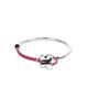 Unode50 UNOde50 Pink Leather Bracelet with Silver-Tone Butterfly - 1