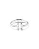 Unode50 UNOde50 Rigid Sterling Silver-Plated Bracelet with Two Tubes at the Ends - 1