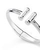 Unode50 UNOde50 Rigid Sterling Silver-Plated Bracelet with Two Tubes at the Ends - 3