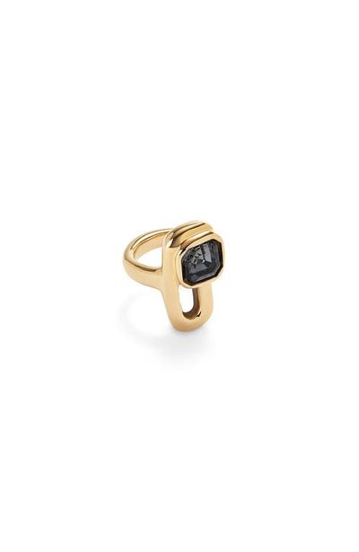 UNODE50 UNODE50 Ring with Negro Crystals