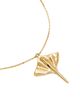Unode50 UNOde50 Short Chain Pendant Plated in Gold with Manta Ray Figure - 3