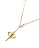 Unode50 UNOde50 Short Chain Pendant Plated in Gold with Manta Ray Figure - 4