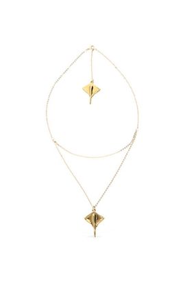 UNODE50 UNODE50 Short Double Chain Pendant Plated