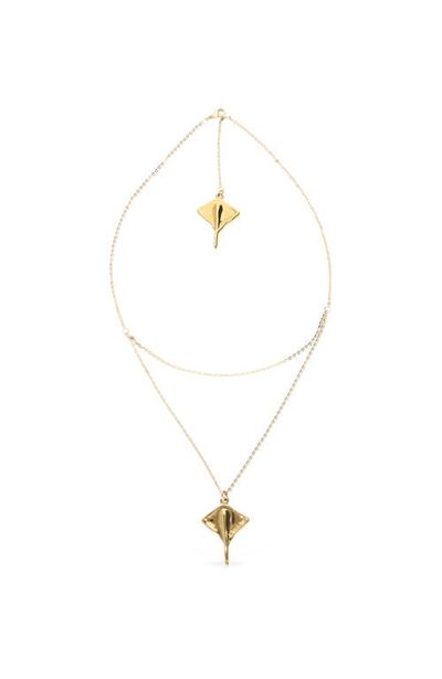 UNODE50 UNODE50 Short Double Chain Pendant Plated
