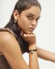 Unode50 UNOde50 Silk-Effect Thread Blend Bracelet with Beige Leather and Heart Detail - 2