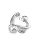Unode50 UNOde50 Silver-Plated Open Ring with a Nailed Heart Design - 1