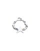 UNODE50 UNODE50 Silver-Tone Bracelet with Blue Faceted Crystals and Star  - 1