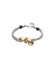UNODE50 UNODE50 Silver-Tone Bracelet with Gold‑Tone Drop Accents  - 1