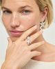 Unode50 UNOde50 Silver-Tone Double Star Ring - 4